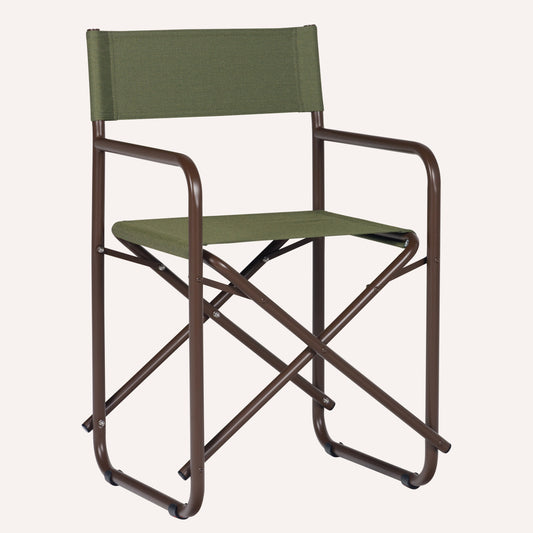 Linho Verde + Estrutura Marrom