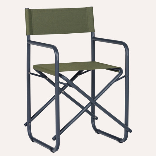 Linho Verde + Estrutura Grafite