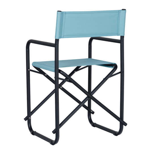 Linho Azul Claro + Estrutura Preta