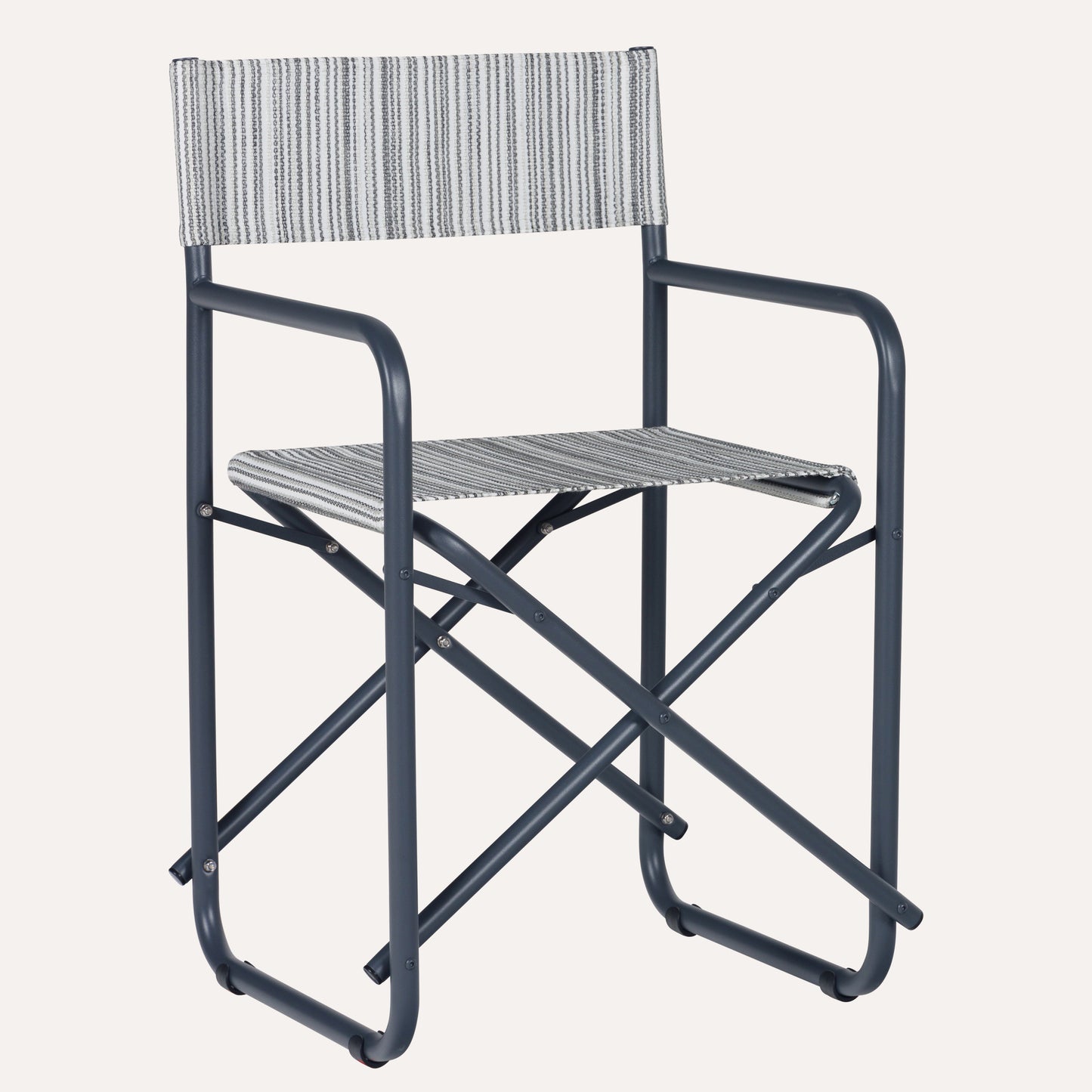 Listrado Cinza + Estrutura Grafite