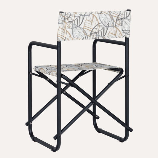 Folhagem Tropical Neutra + Estrutura Preta