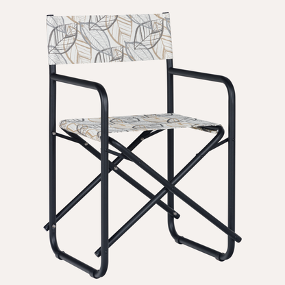 Folhagem Tropical Neutra + Estrutura Preta