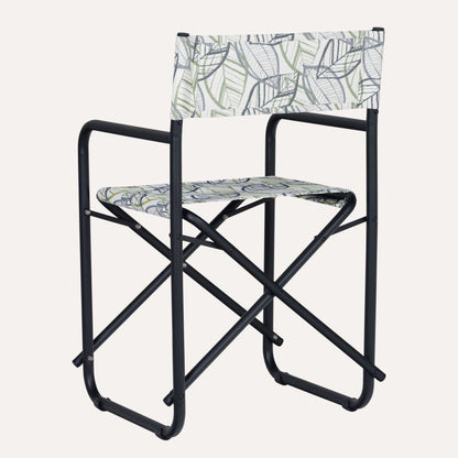 Folhagem Tropical Verde + Estrutura Preta