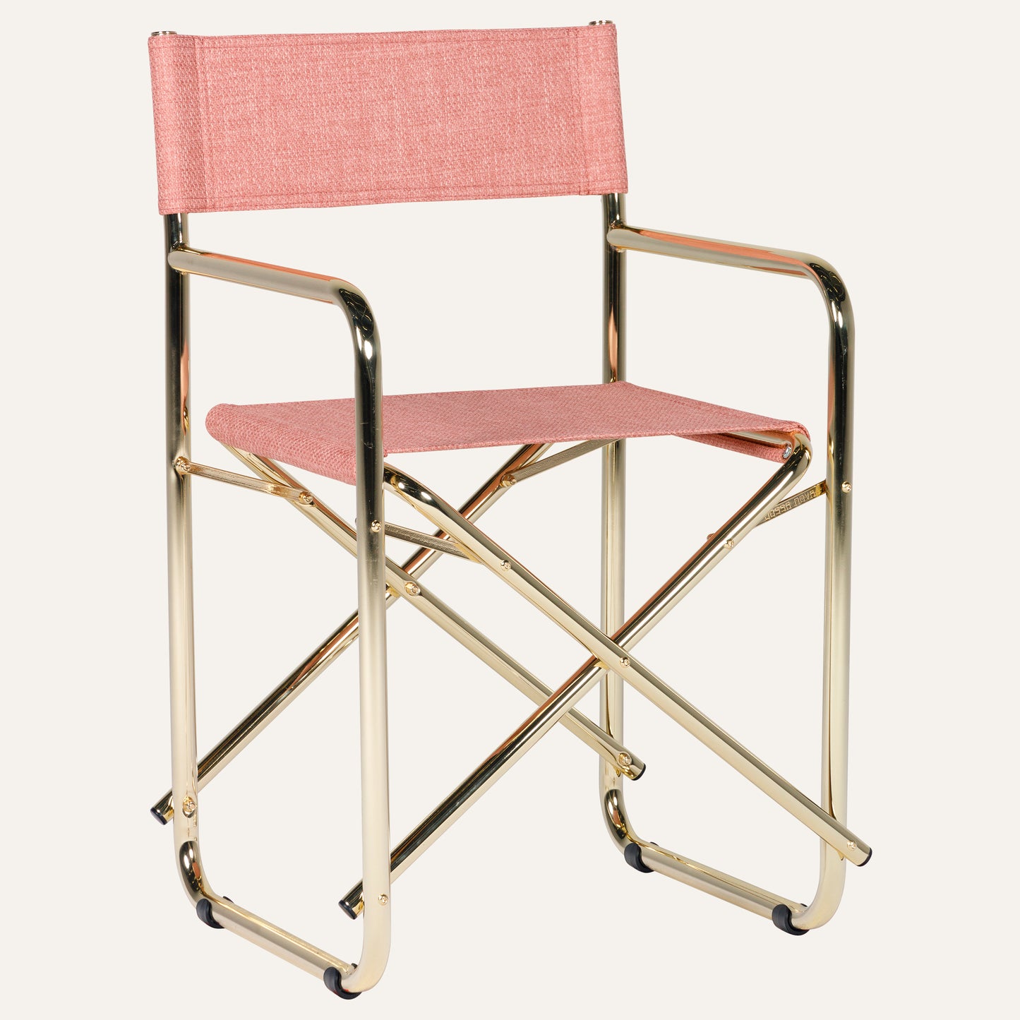 Tramado Rosa + Estrutura Dourada