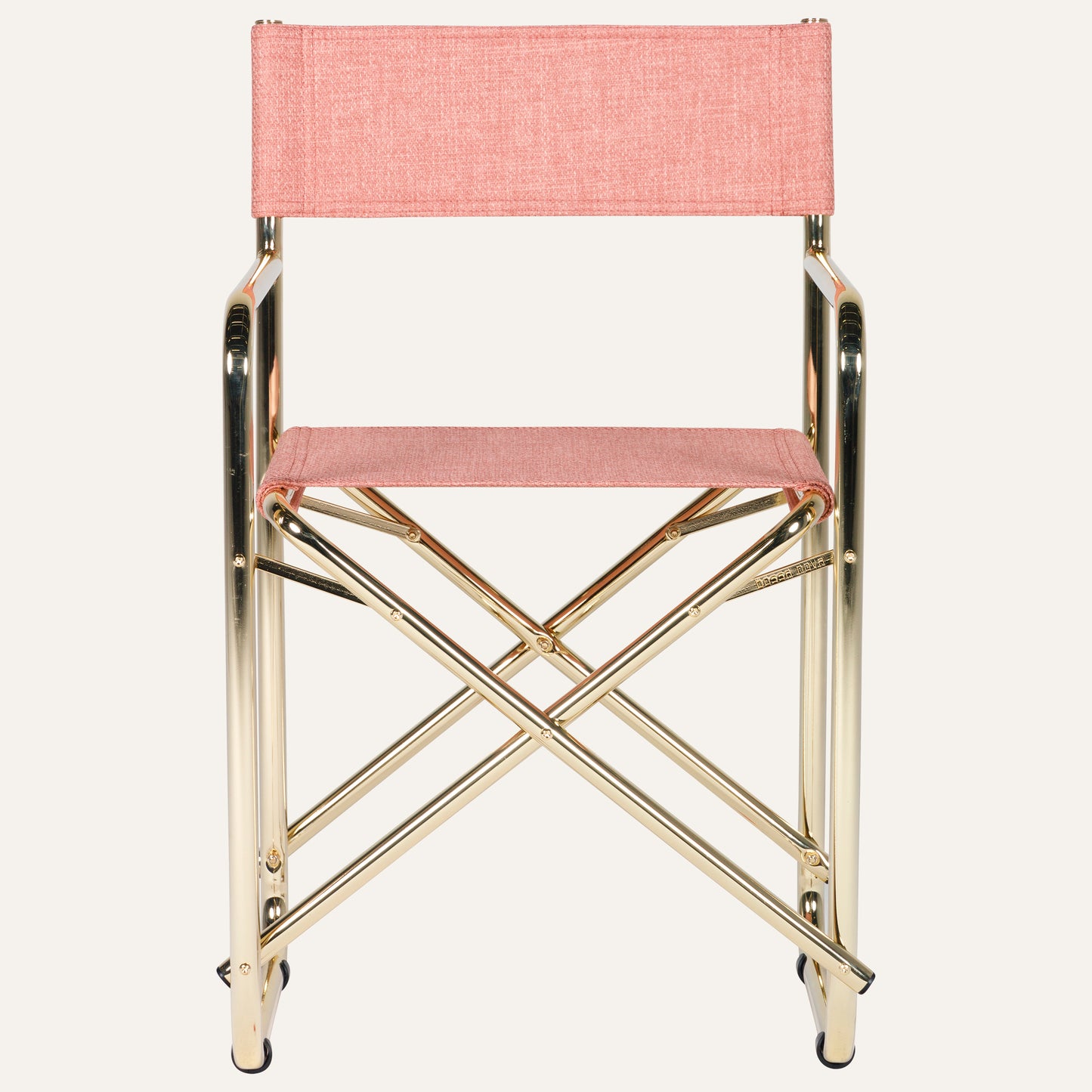 Tramado Rosa + Estrutura Dourada