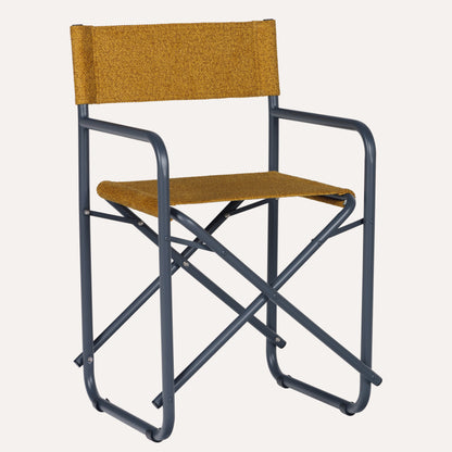 Veludo Texturizado Amarelo + Estrutura Grafite