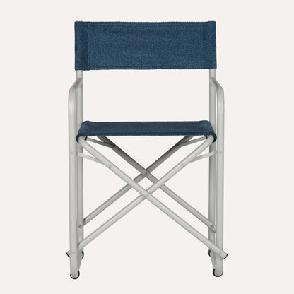 Veludo Azul + Estrutura Areia