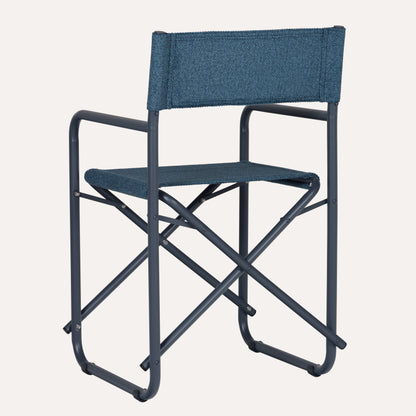 Veludo Texturizado Azul Escuro + Estrutura Grafite