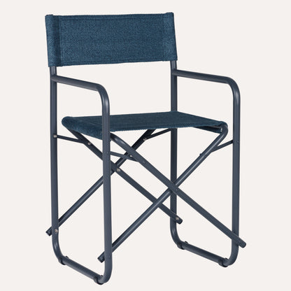 Veludo Texturizado Azul Escuro + Estrutura Grafite