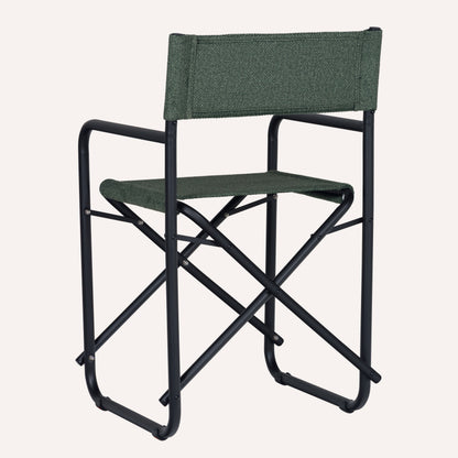 Veludo Texturizado Verde + Estrutura Preta