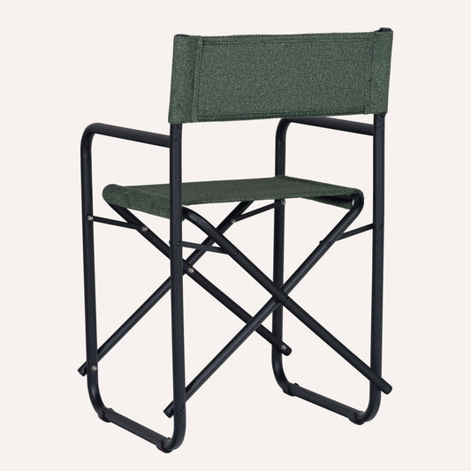 Veludo Texturizado Verde + Estrutura Preta