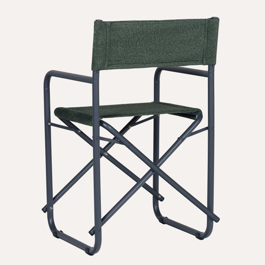 Veludo Texturizado Verde + Estrutura Grafite