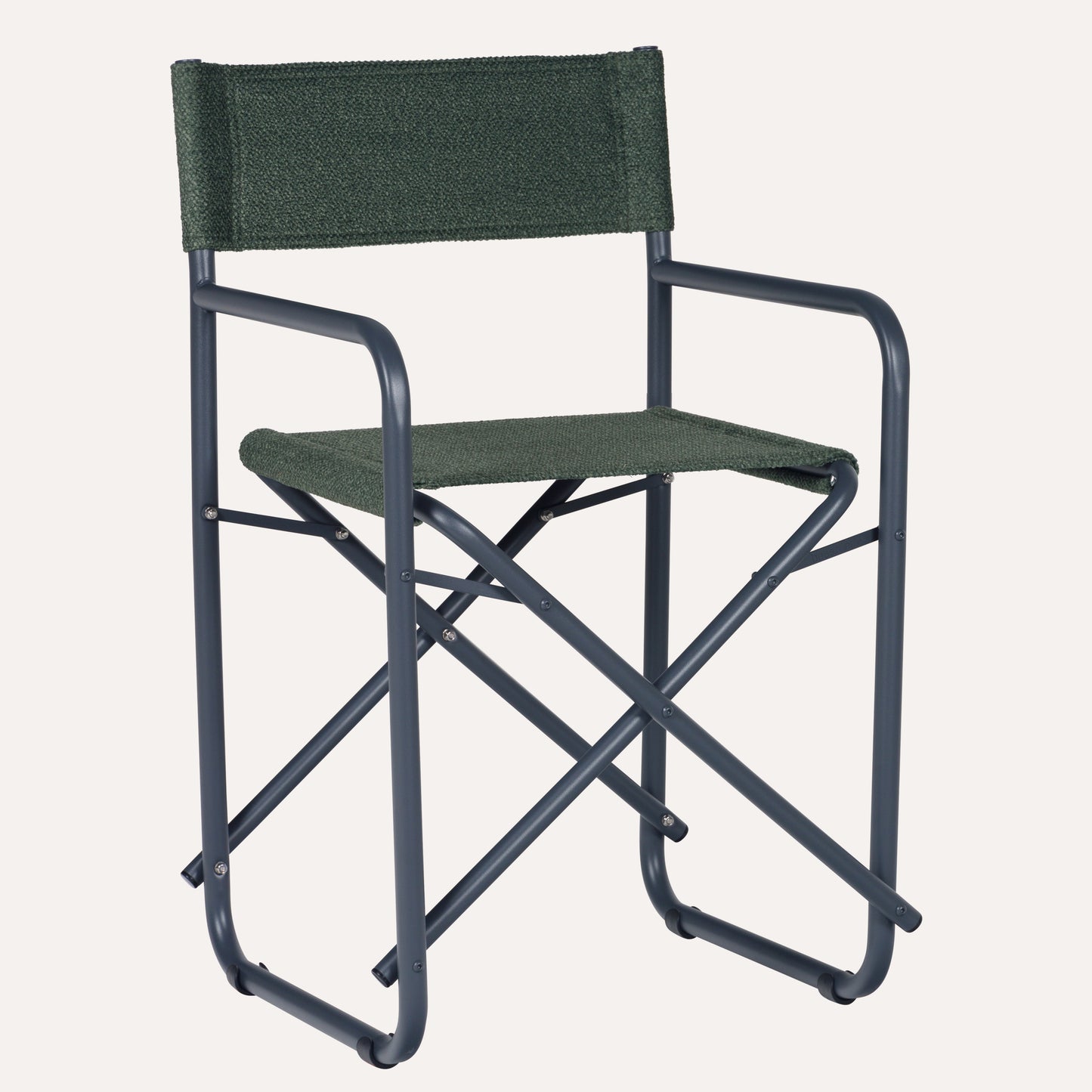 Veludo Texturizado Verde + Estrutura Grafite