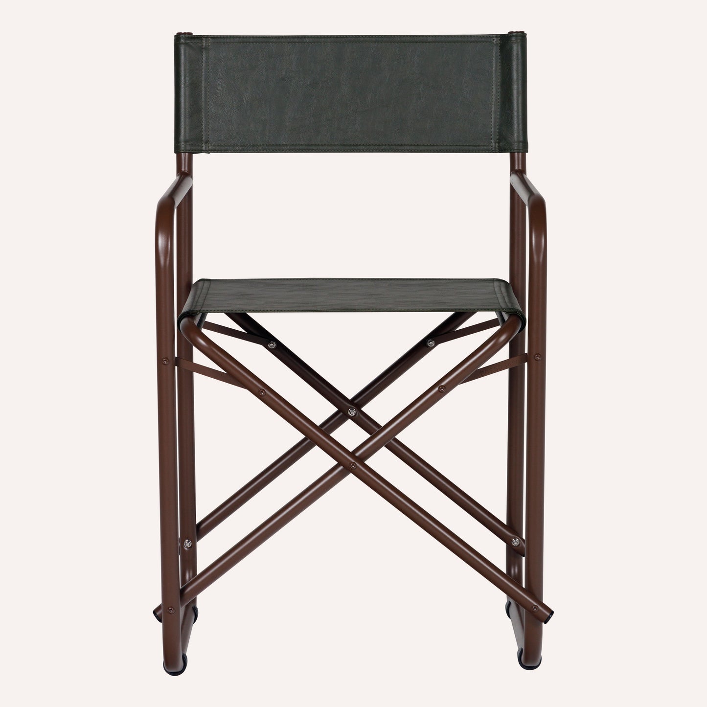 Couro Ecológico Verde + Estrutura Marrom