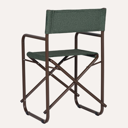 Veludo Texturizado Verde + Estrutura Marrom